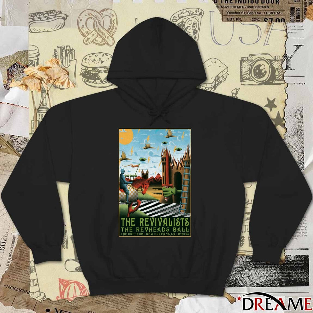 Poster The Revivalists The Revheads Ball New Orleans NYE On December 30 2025 t-shirt