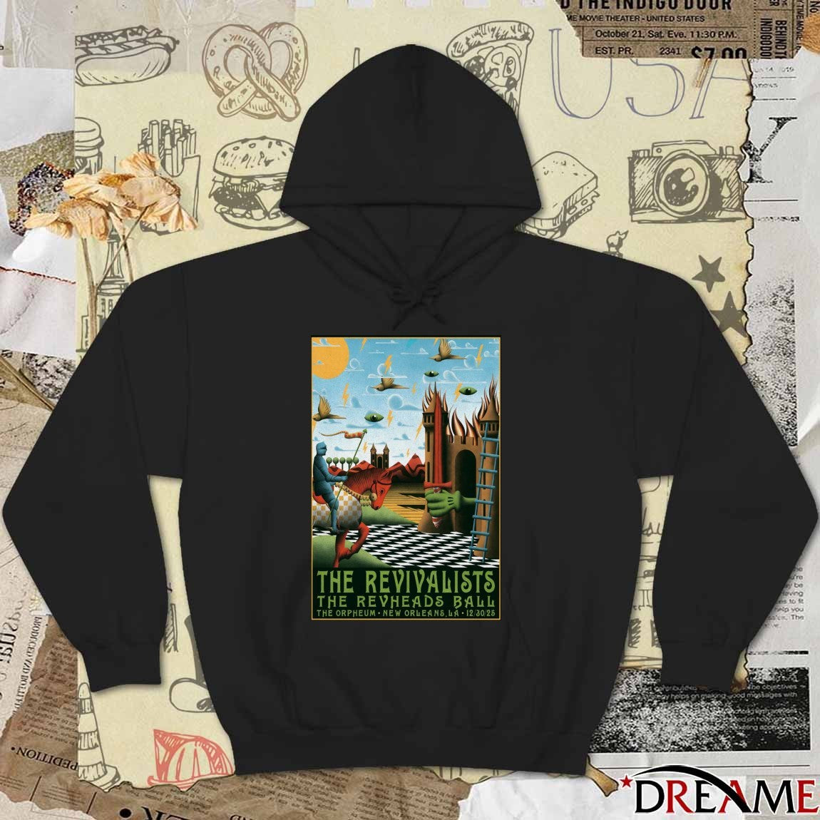 Poster The Revivalists The Revheads Ball New Orleans NYE On December 30 2025 t-shirt