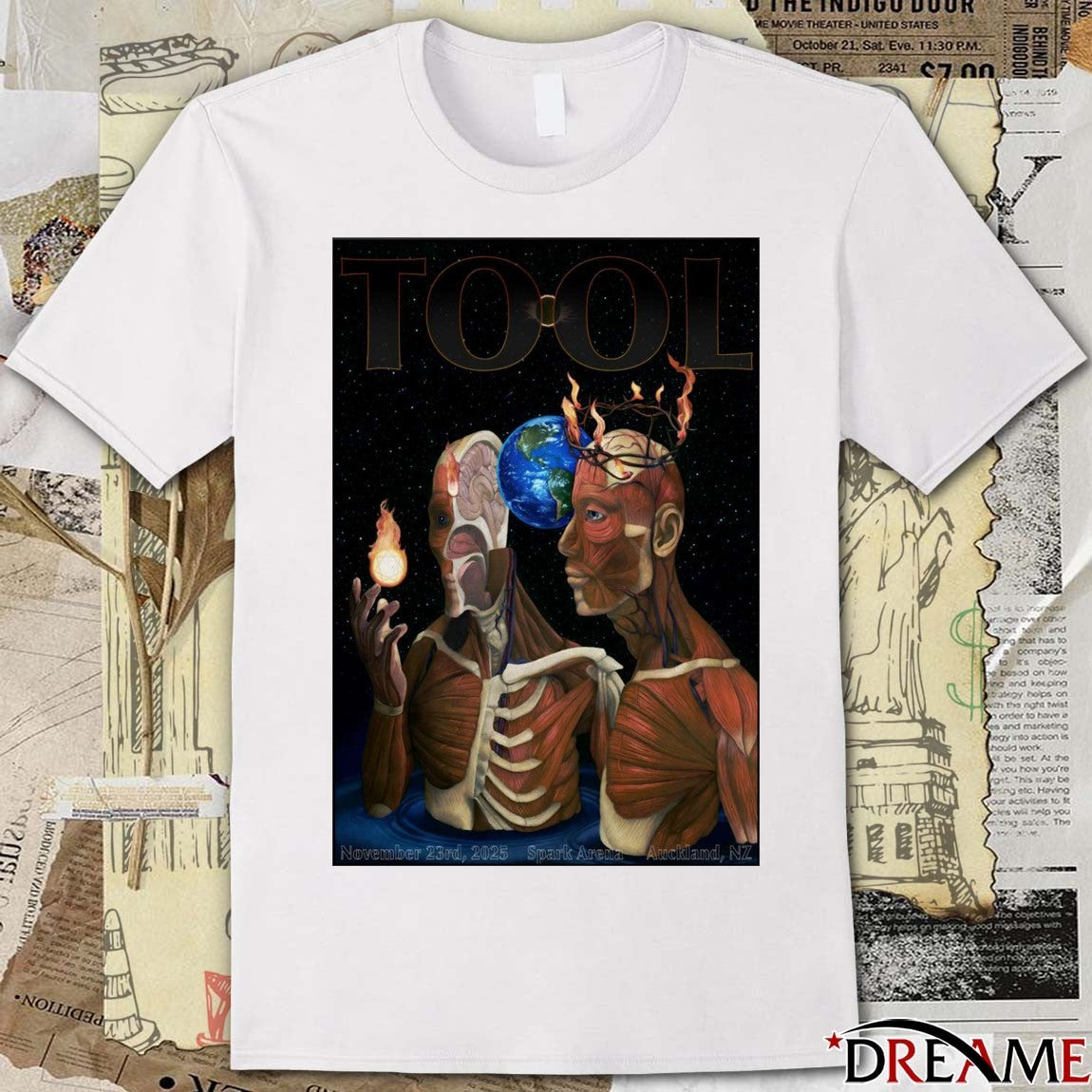 Poster Tool Spark Arena In Auckland NZ November 23 2025 t-shirt