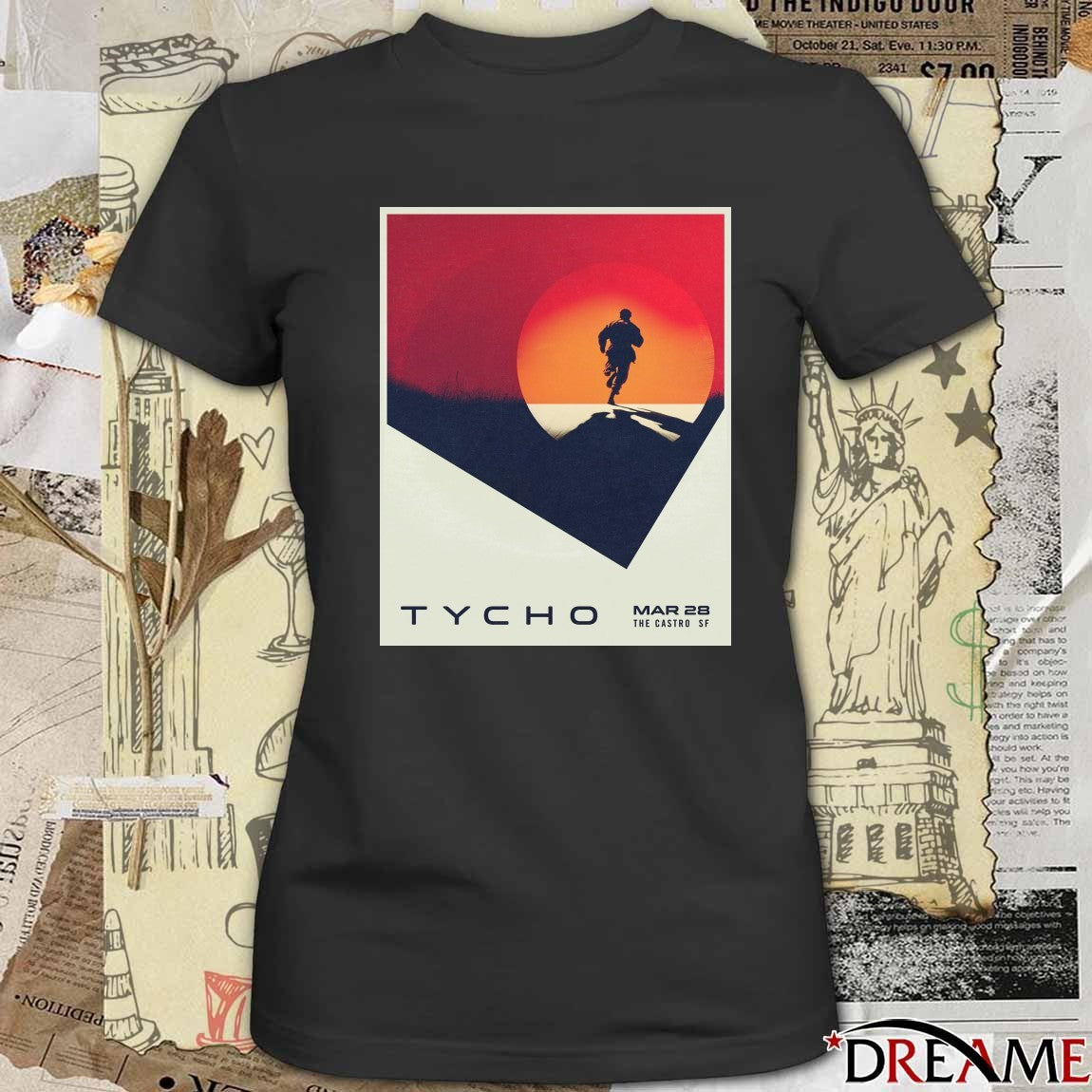 Poster Tycho March 28 2026 The Castro San Francisco t-shirt