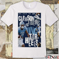 Poster UNC North Carolina Tar Heels Vs Clemson Tigers Game Five October 4 2025 t-shirt