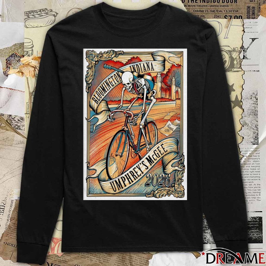 Poster Umphrey’s McGee Event Bloomington IN On January 29 2026 t-shirt