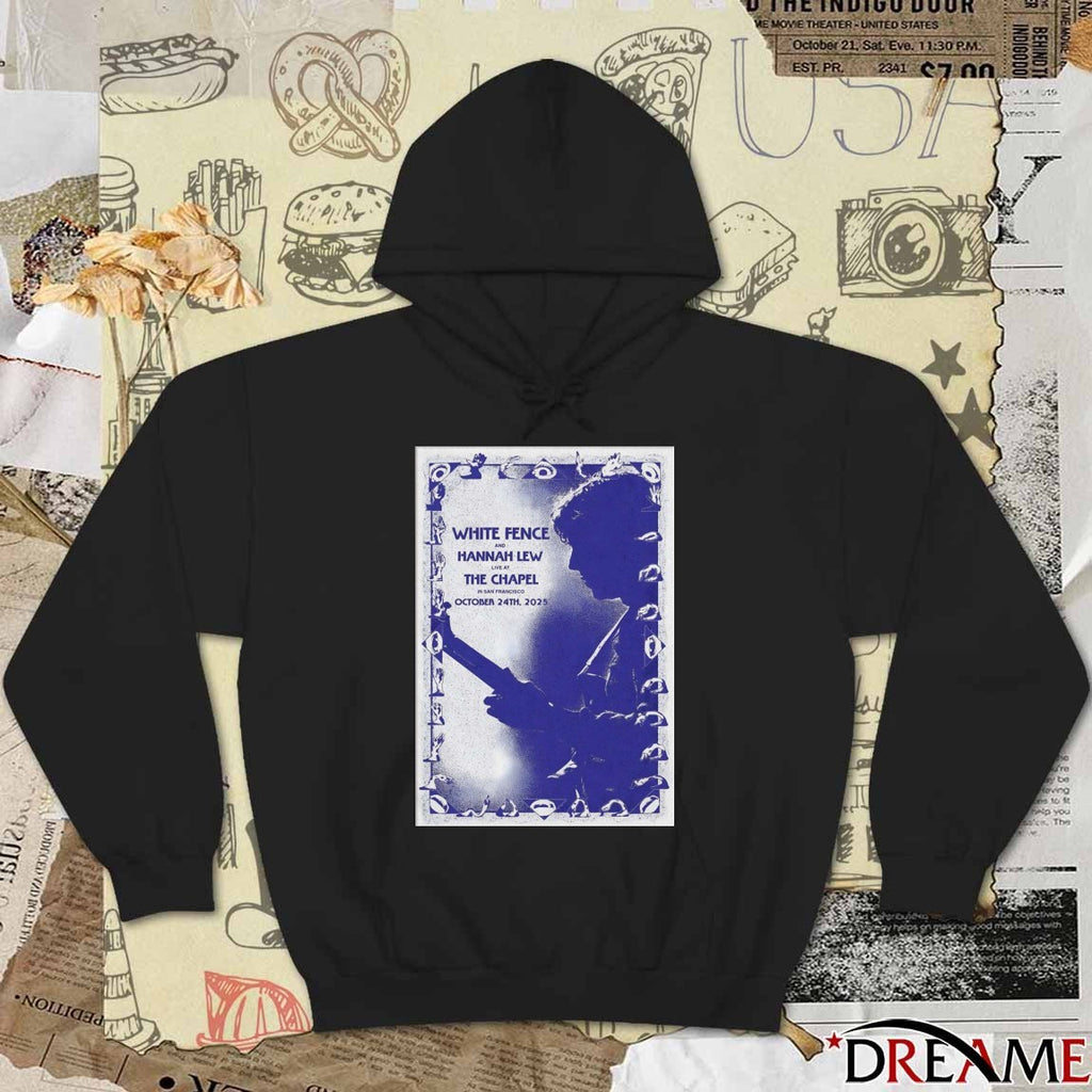 Poster White Fence And Hannah Lew October 24 2025 San Francisco Tour t-shirt