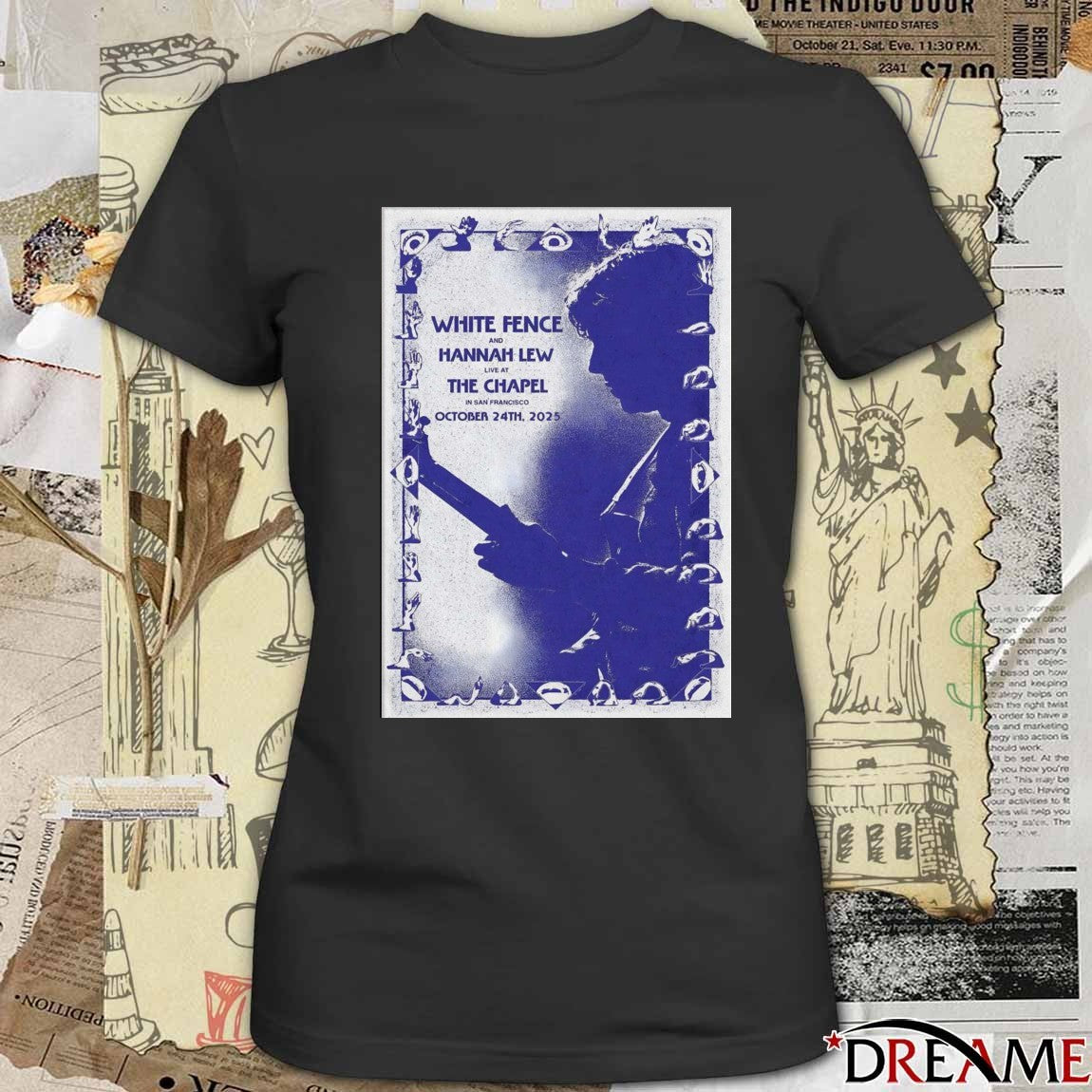Poster White Fence And Hannah Lew October 24 2025 San Francisco Tour t-shirt