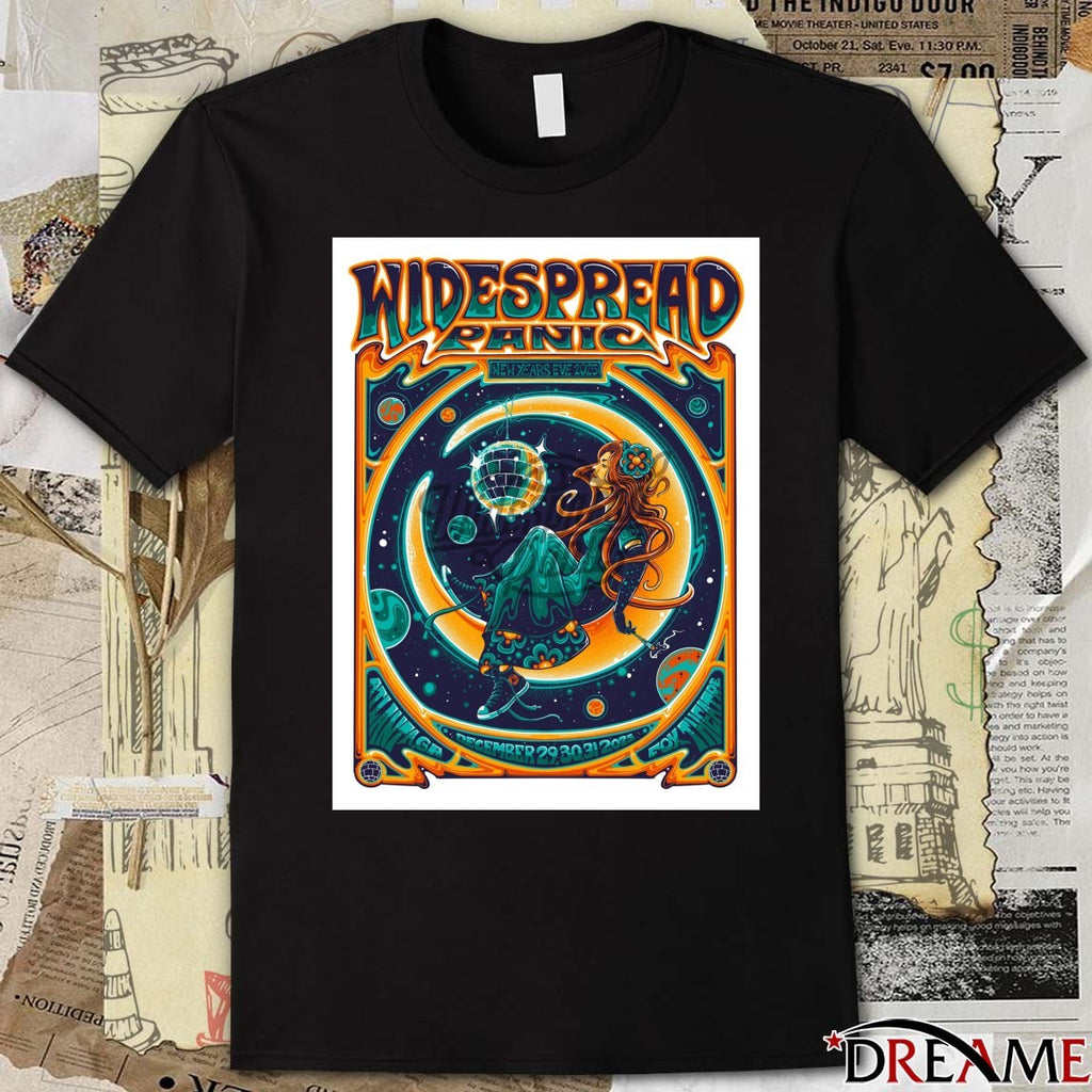 Poster Widespread Panic NYE In Atlanta GA On December 29-31 2025 t-shirt