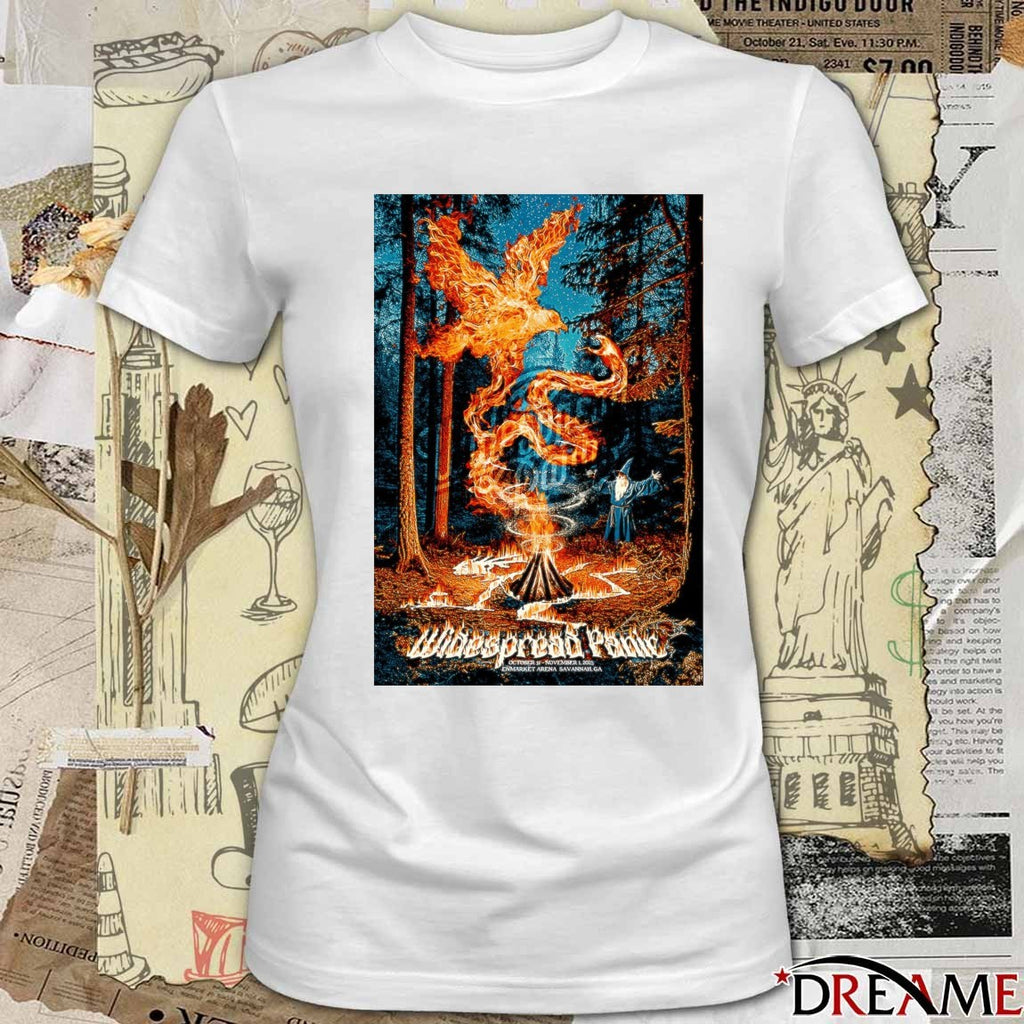 Poster Widespread Panic Tour 10.31 – 11.1 2025 Enmarket Arena Savannah GA t-shirt