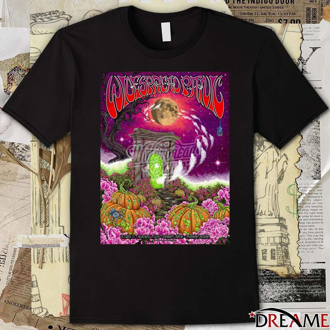 Poster Widespread Panic Tour Enmarket Arena Savannah GA October 31 – November 1 2025 t-shirt