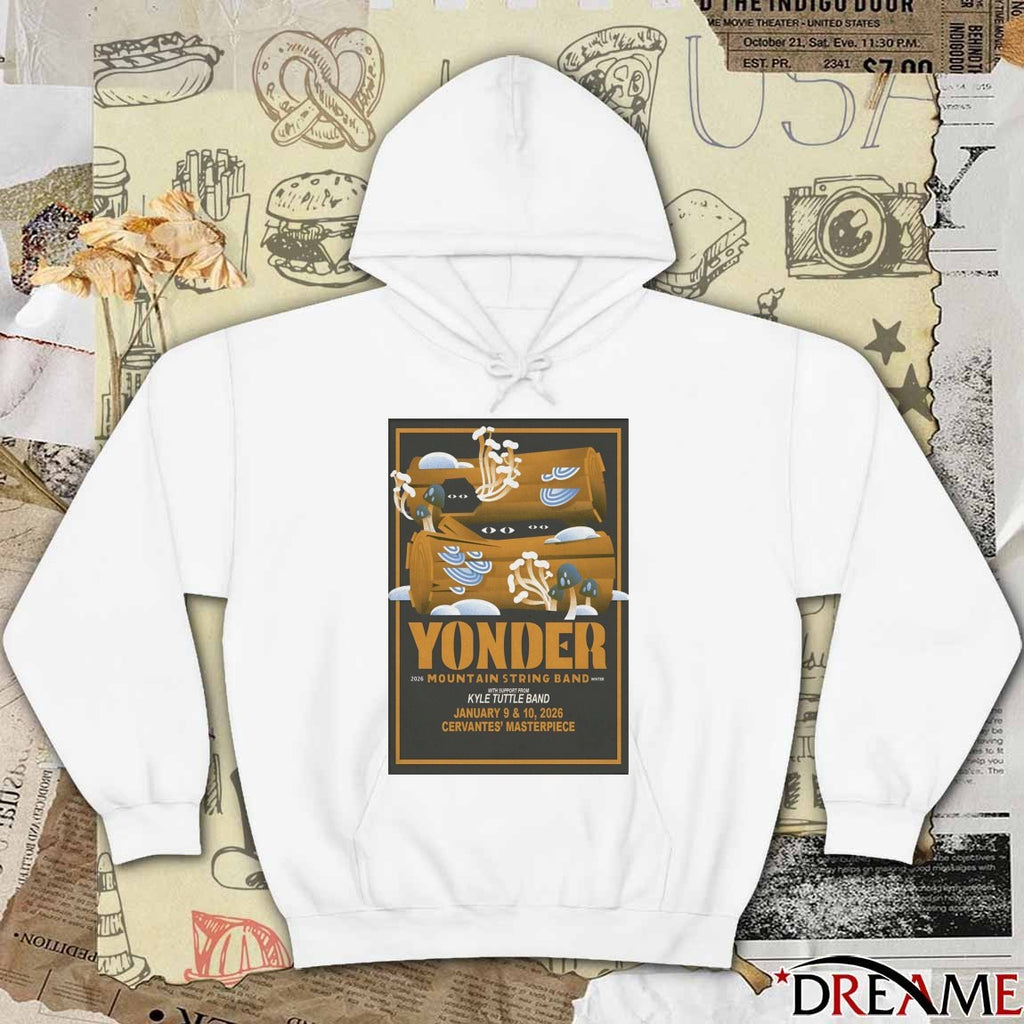 Poster Yonder Mountain String Band Denver Event On January 9-10 2026 t-shirt