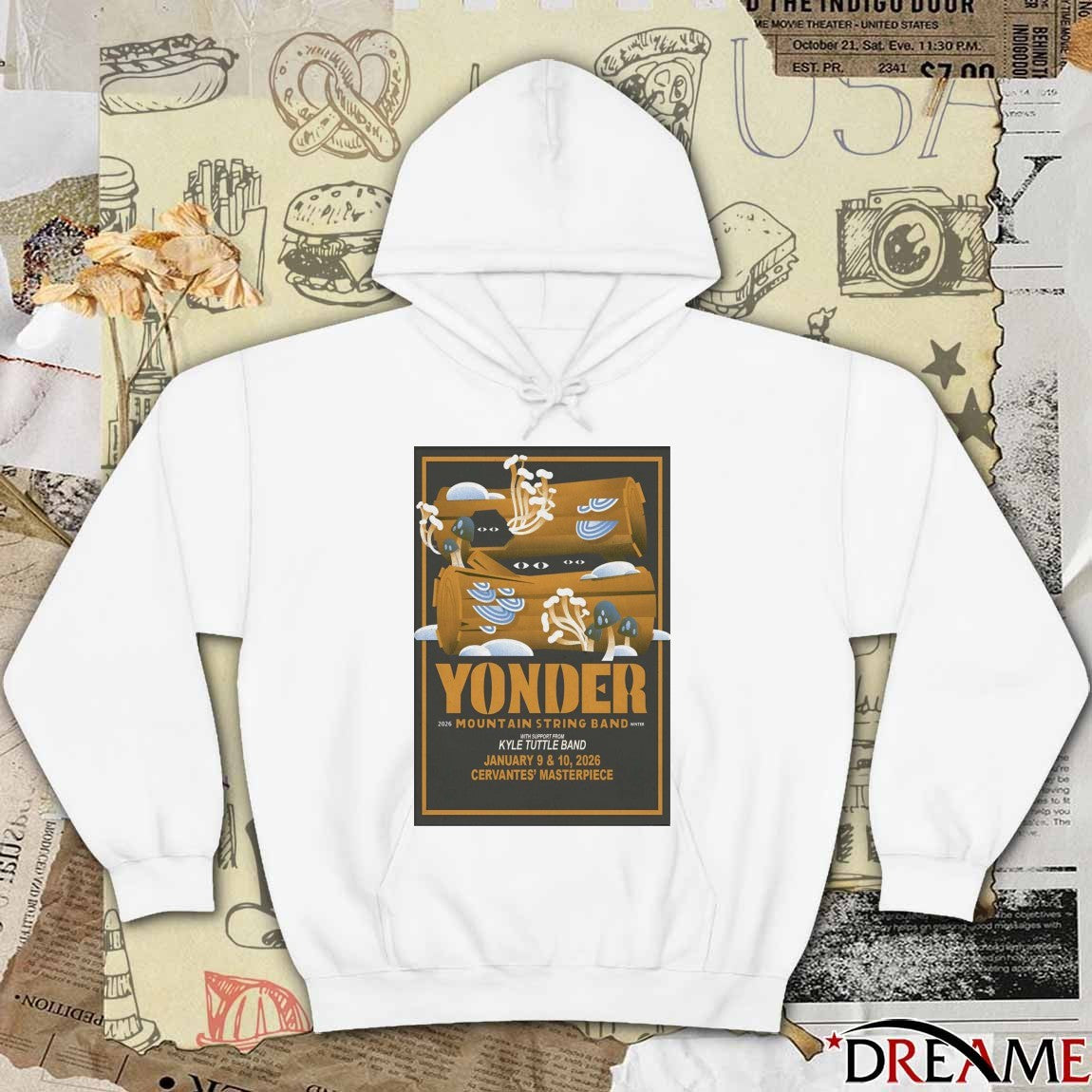 Poster Yonder Mountain String Band Denver Event On January 9-10 2026 t-shirt