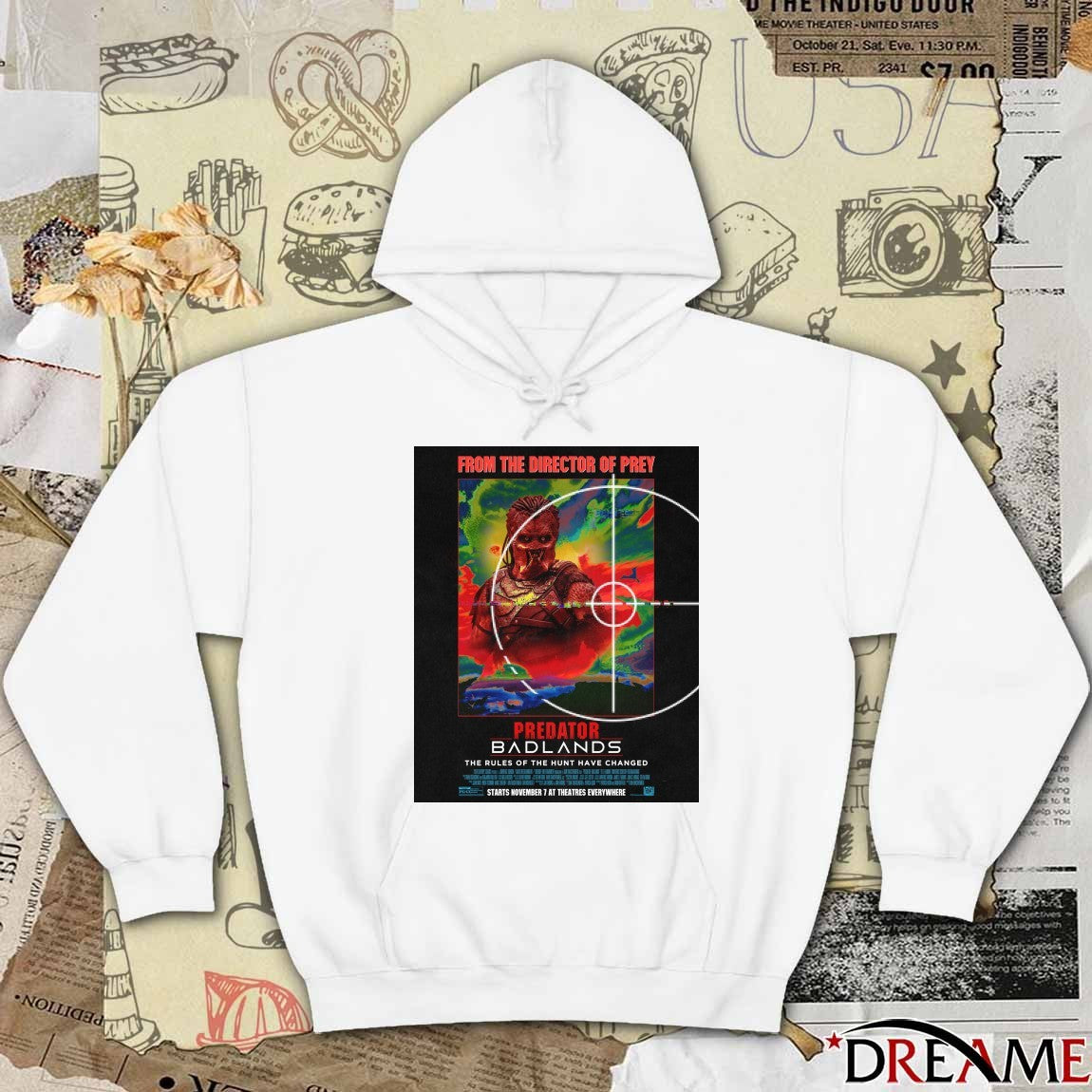 Predator Badlands The Rules Of The Hunt Have Changed November 7 2025 At Theatres Everywhere Poster t-shirt