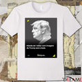 Presidente Donald Trump Moeda De 1 Dólar Com Imagem De Trump Será Criada Poster t-shirt