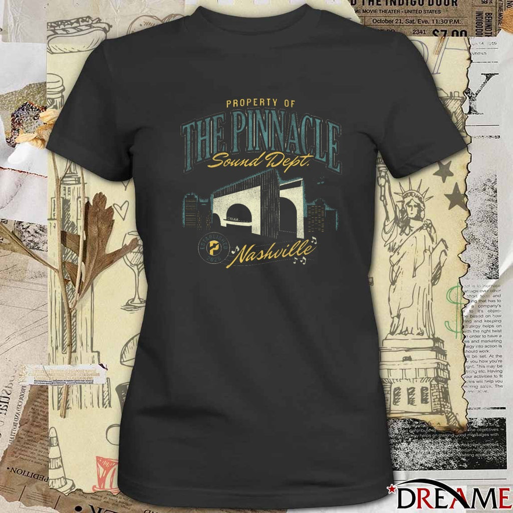 Property Of The Pinnacle Sound Dept Nashville Est 2025 t-shirt