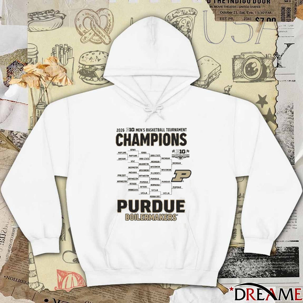 Purdue Boilermakers 2026 Big Ten Men’s Basketball Tournament Champions t-shirt