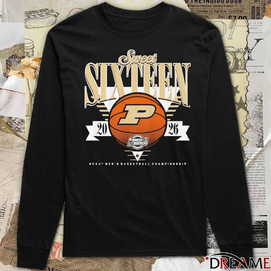 Purdue Boilermakers Braden Smith 2026 NCAA March Madness Sweet Sixteen No 2 Seed West Region Men’s Basketball t-shirt