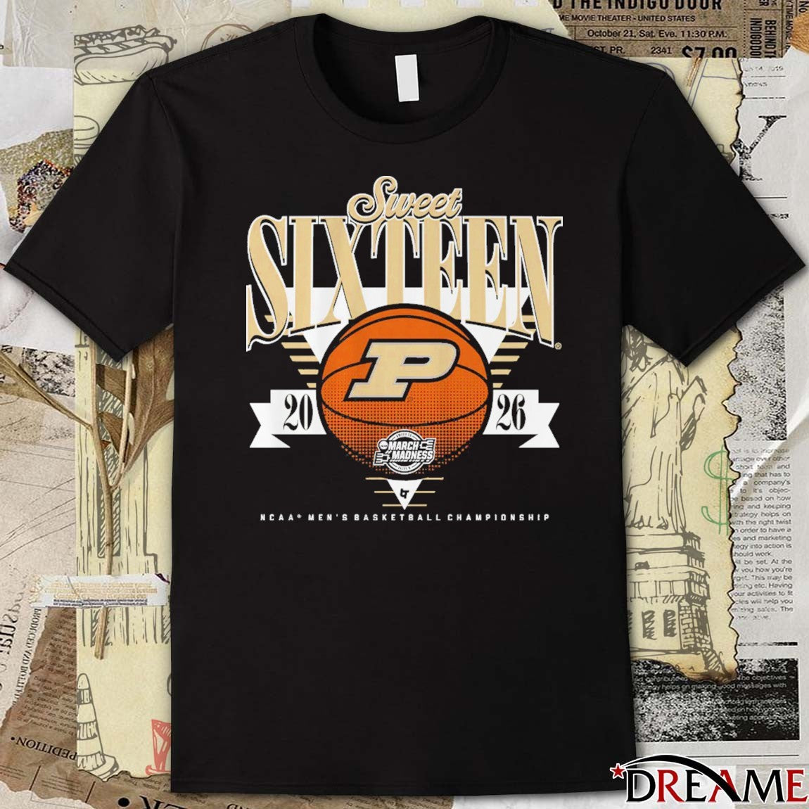 Purdue Boilermakers Braden Smith 2026 NCAA March Madness Sweet Sixteen No 2 Seed West Region Men’s Basketball t-shirt