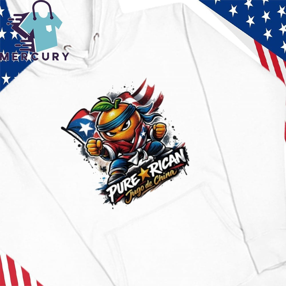 Pure Rican Jugo De China PR Flag Shirt