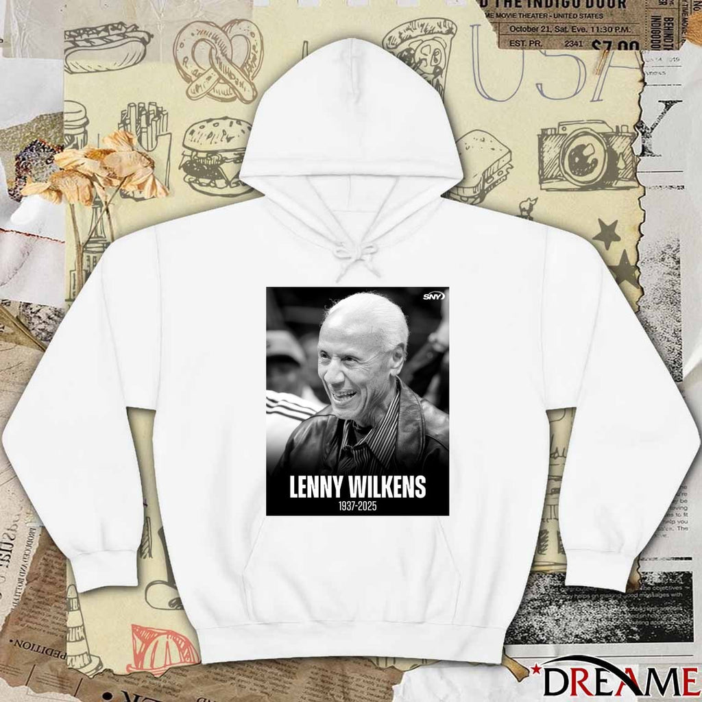 RIP Basketball Hall Of Famer And Former Knicks Head Coach Lenny Wilkens 1937 – 2025 Poster t-shirt