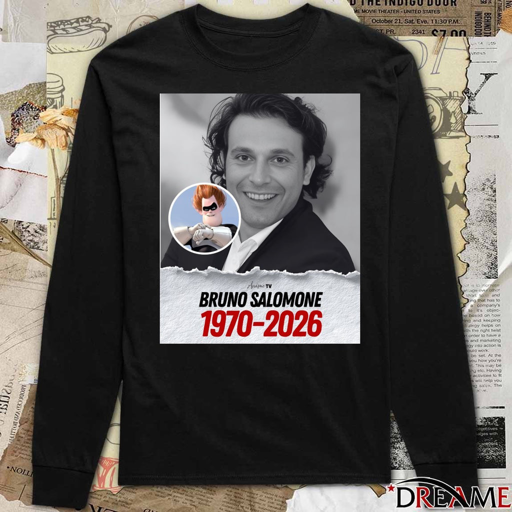 RIP Bruno Salomone 1970 – 2026 AnimeTV t-shirt