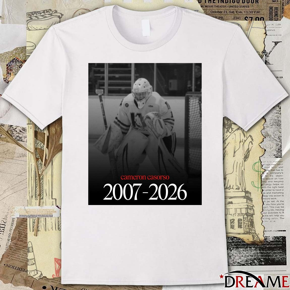 RIP Cameron Casorso 2007-2026 Southern Alberta Mustangs Poster t-shirt