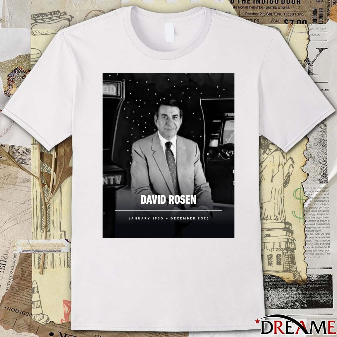 RIP David Rosen January 1930 – December 2025 IGN Poster t-shirt