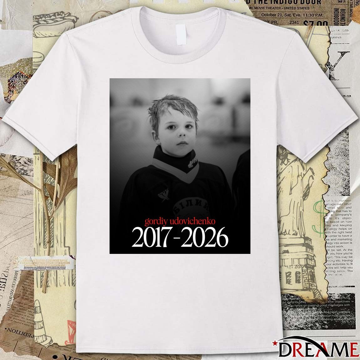 RIP Gordiy Udovichenko 2017 – 2026 PuckEmpire Poster t-shirt