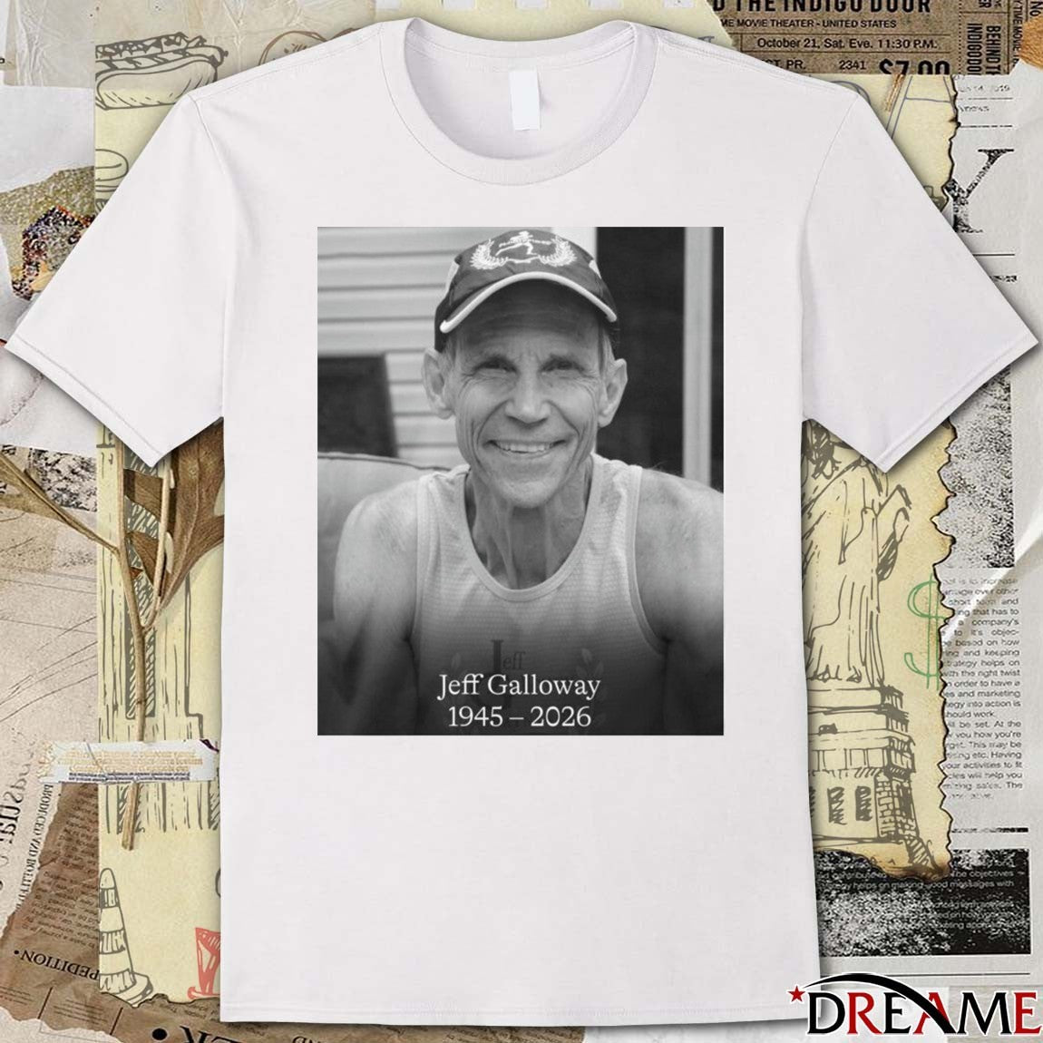 RIP Jeff Galloway Olympian 1945-2026 Poster t-shirt