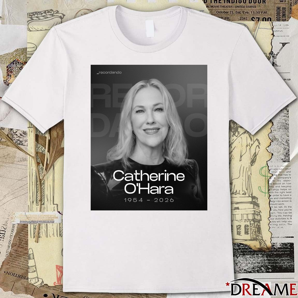 RIP Legend Catherine O’Hara 1954 – 2026 Claro Video Poster t-shirt