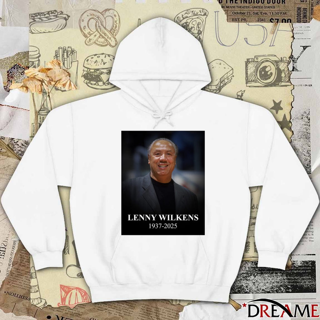 RIP Lenny Wilkens 1937 – 2025 Baseball History Nut Poster t-shirt