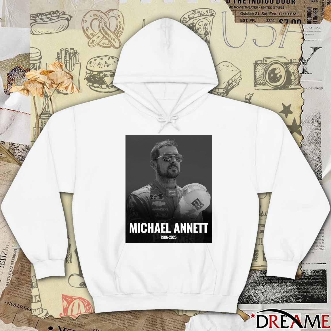 RIP NASCAR driver Michael Annett 1986 – 2025 Poster t-shirt