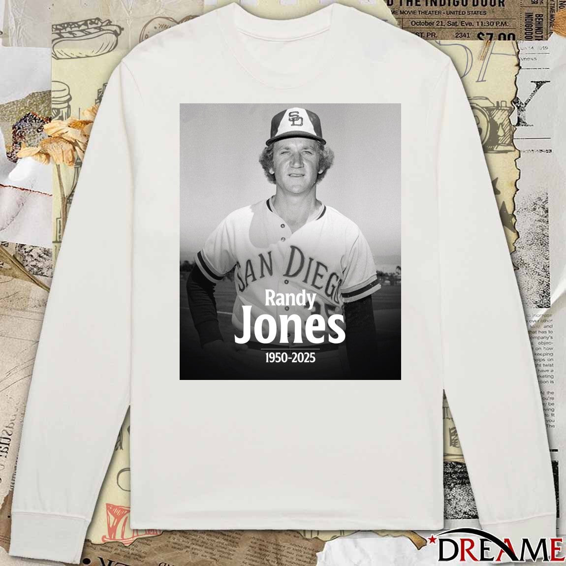 RIP Randy Jones former San Diego Padres 1950-2025 Poster t-shirt