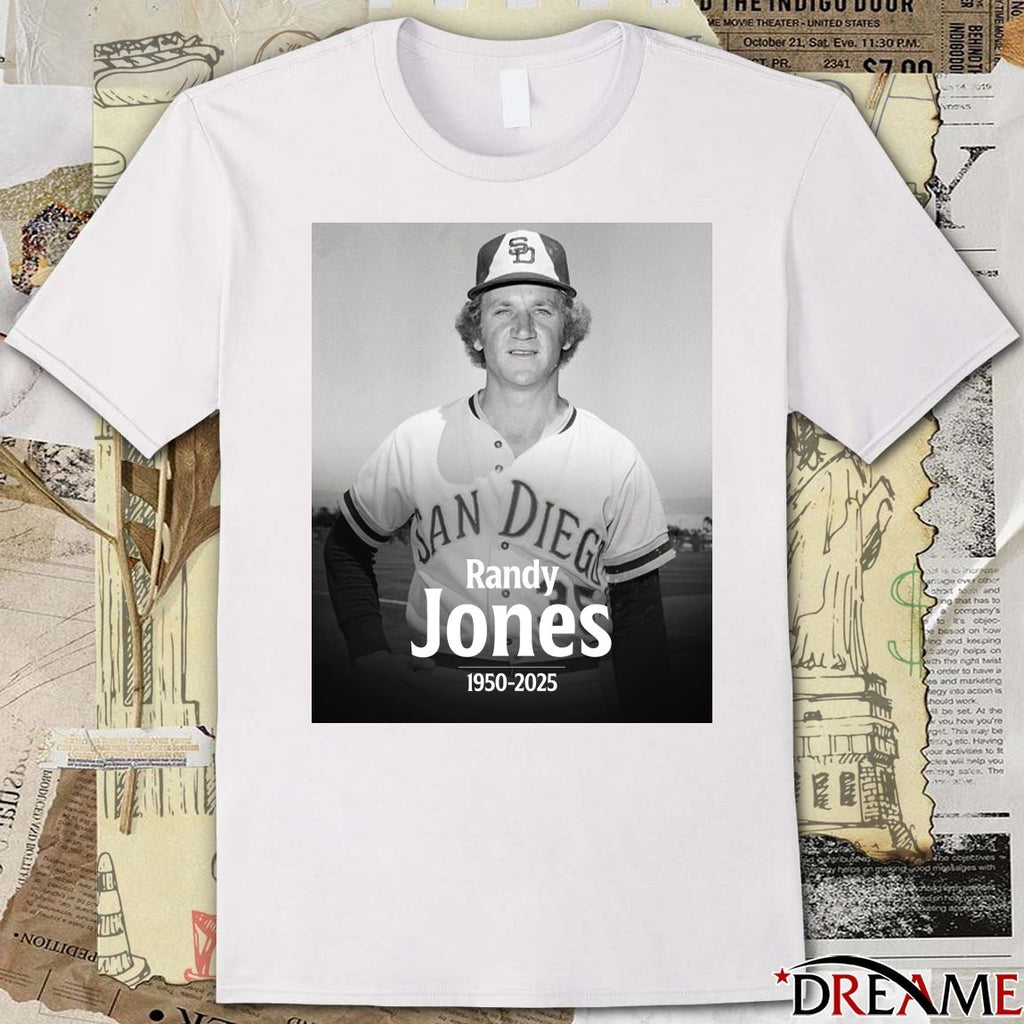 RIP Randy Jones former San Diego Padres 1950-2025 Poster t-shirt