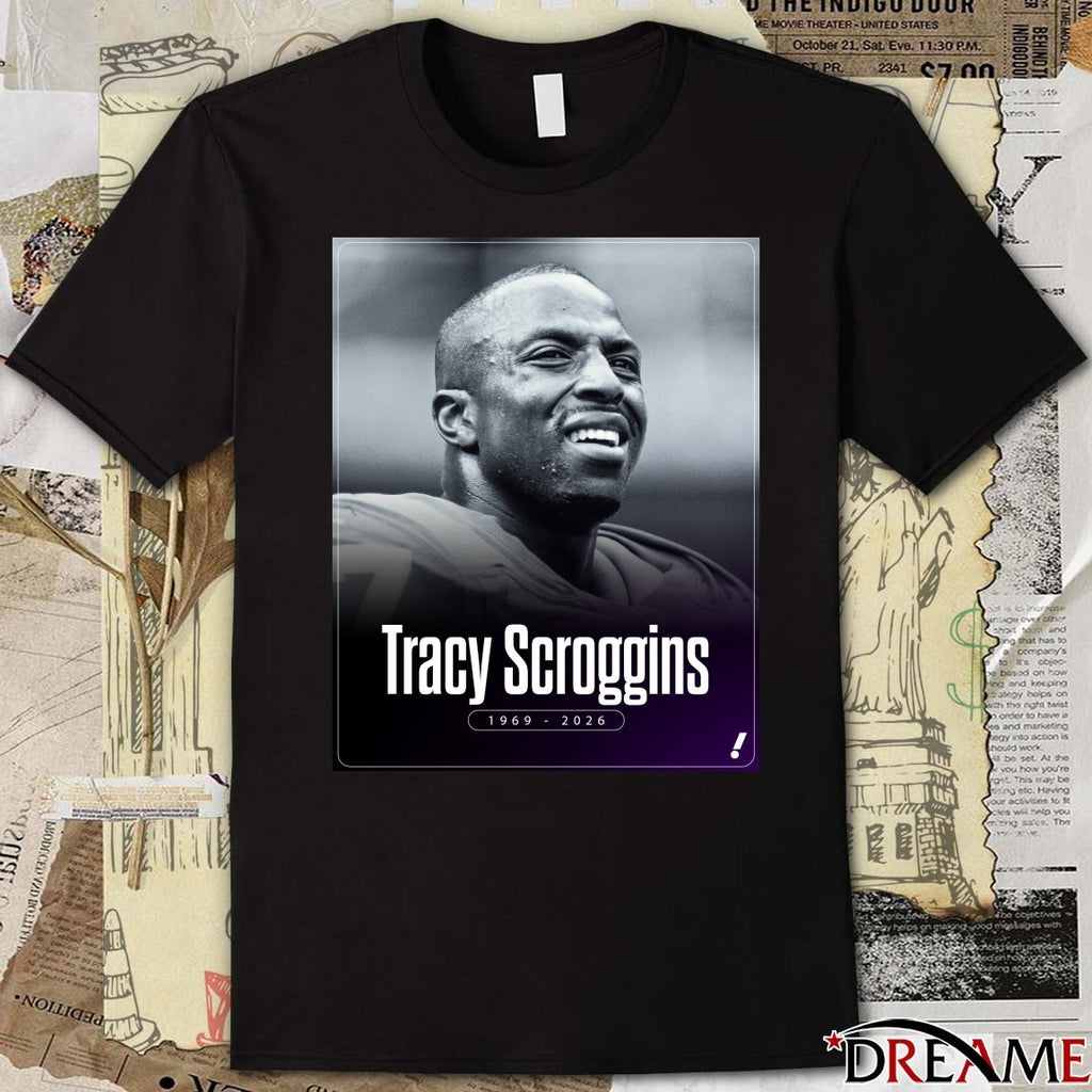 RIP Tracy Scroggins Passed Away On Monday 1969 – 2026 Poster t-shirt