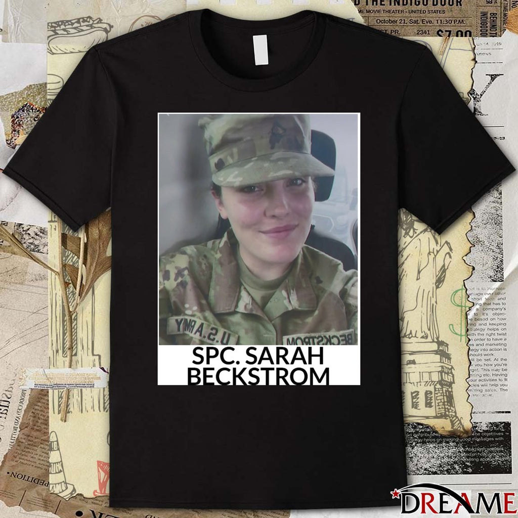RIP U.S. Army Spc. Sarah Beckstrom West Virginia National Guard Poster t-shirt