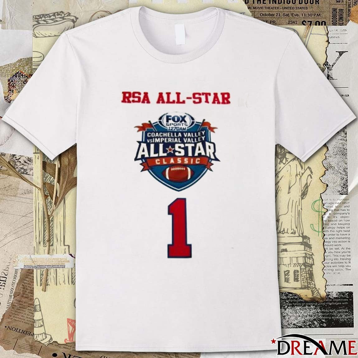 RSA All-Star FOX Sports Coachella Valley Vs Imperial Valley All-Star Classic t-shirt
