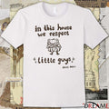 Rachel Maksy Little Guy In This House We Respect t-shirt