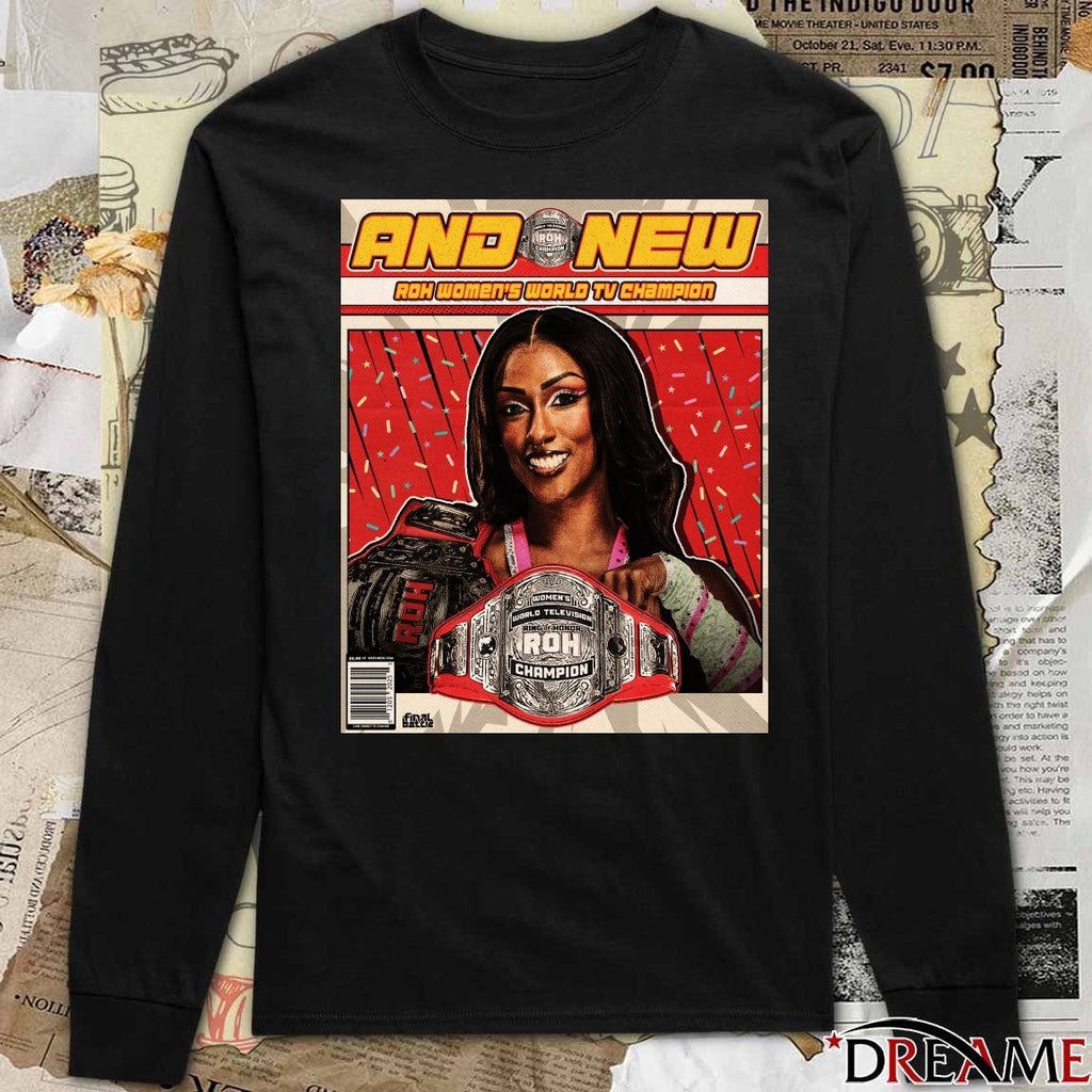 Red Velvet And New ROH Women’s World Television Champion Poster t-shirt