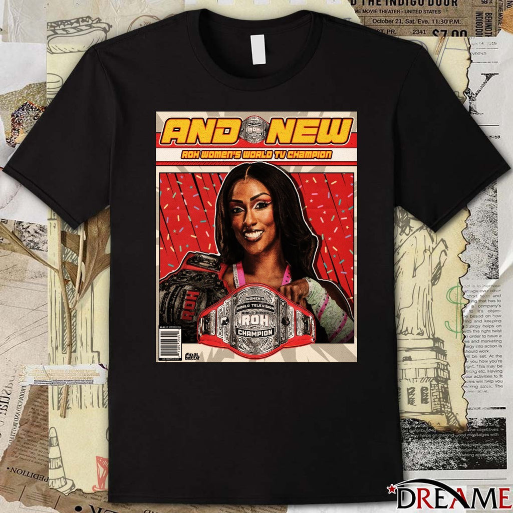 Red Velvet And New ROH Women’s World Television Champion Poster t-shirt