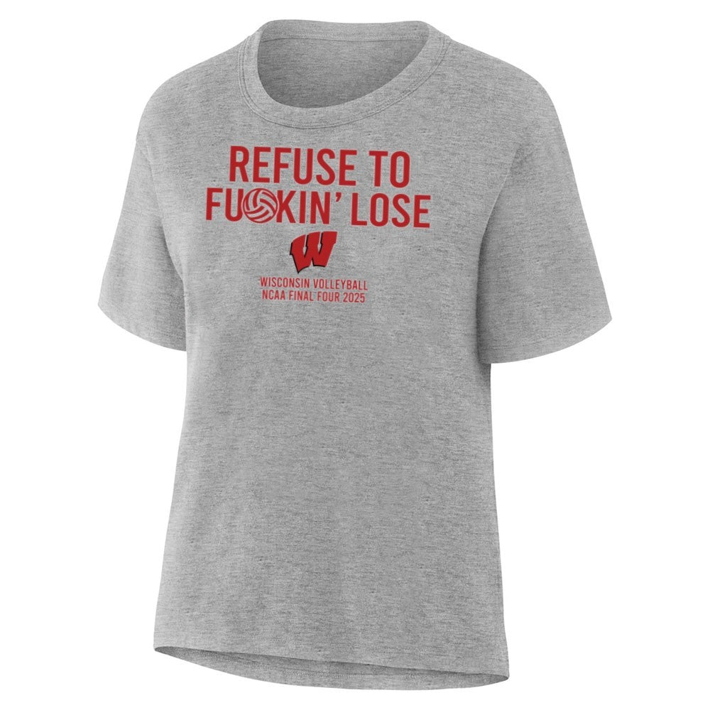 Refuse To Fuckin’ Lose Wisconsin Volleyball Shirt