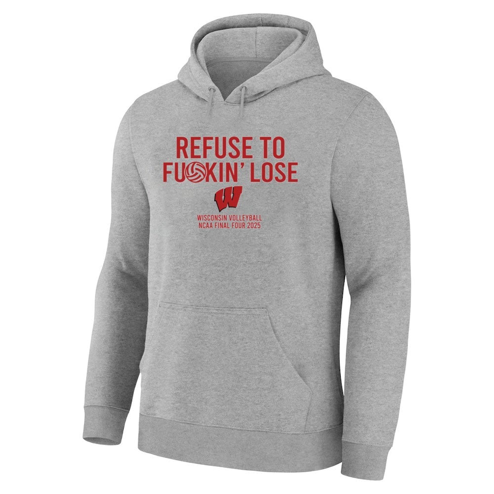 Refuse To Fuckin’ Lose Wisconsin Volleyball Shirt