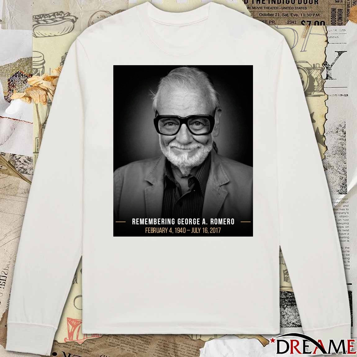 Remembering George A. Romero February 4 1940 – July 16 2017 Poster t-shirt