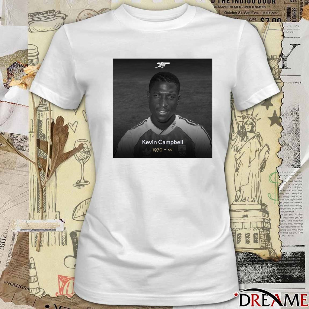 Remembering Kevin Campbell On His 56th Birthday 1970 – 2026 Poster t-shirt