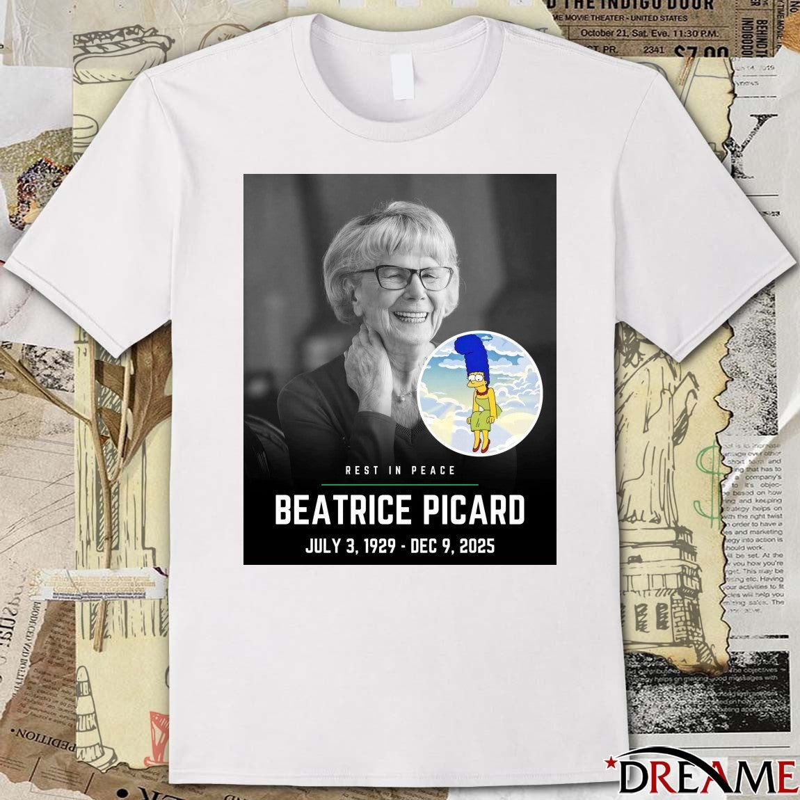Rest In Peace Béatrice Picard July 3 1929 – December 9 2025 Poster t-shirt