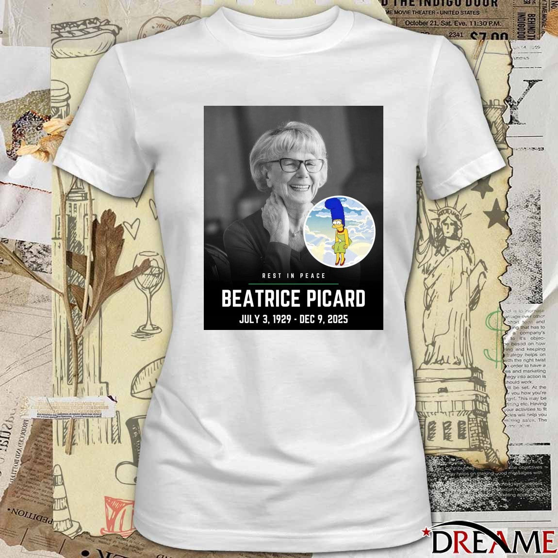 Rest In Peace Béatrice Picard July 3 1929 – December 9 2025 Poster t-shirt