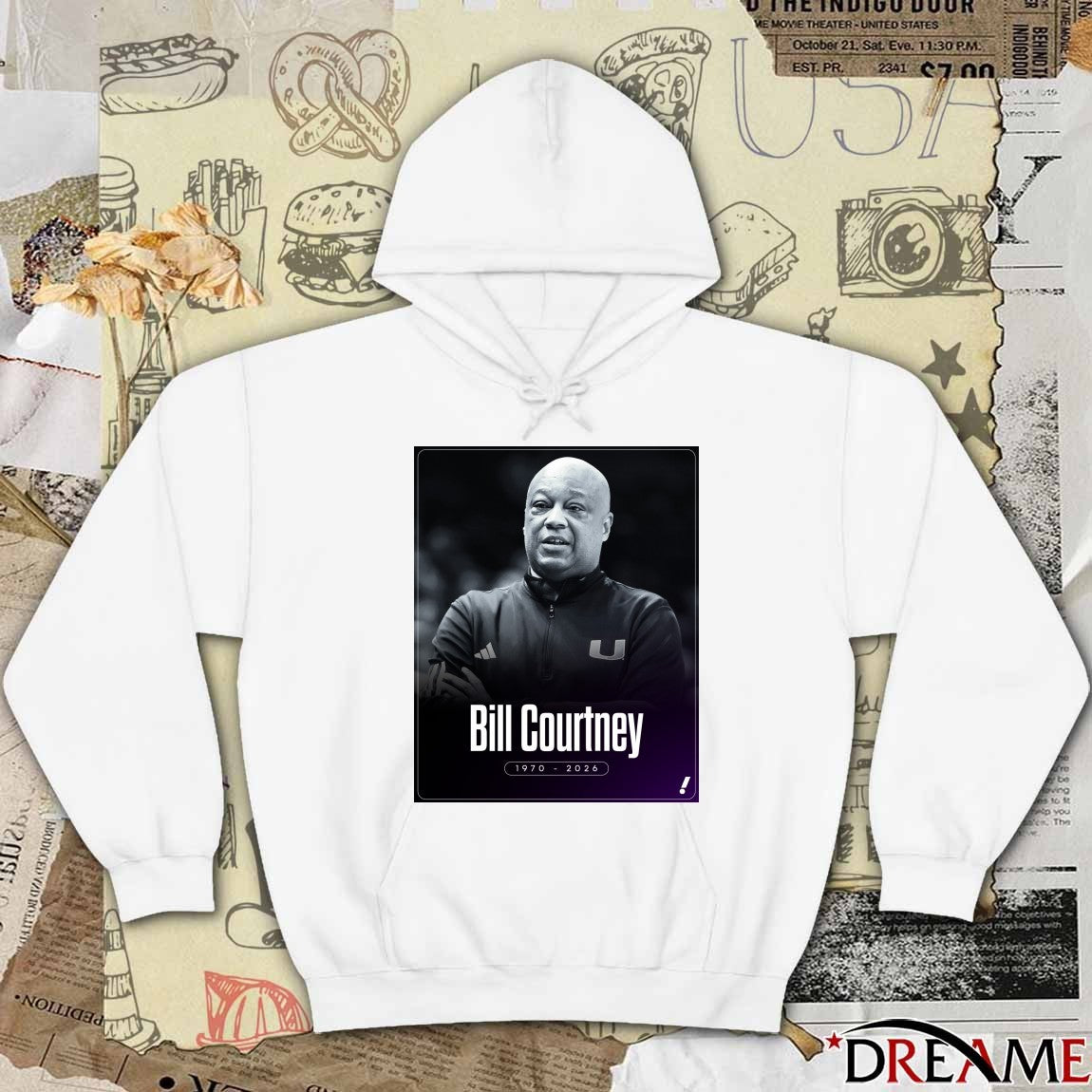 Rest In Peace Bill Courtney Has Died At The Age Of 55 1970 – 2026 Poster t-shirt