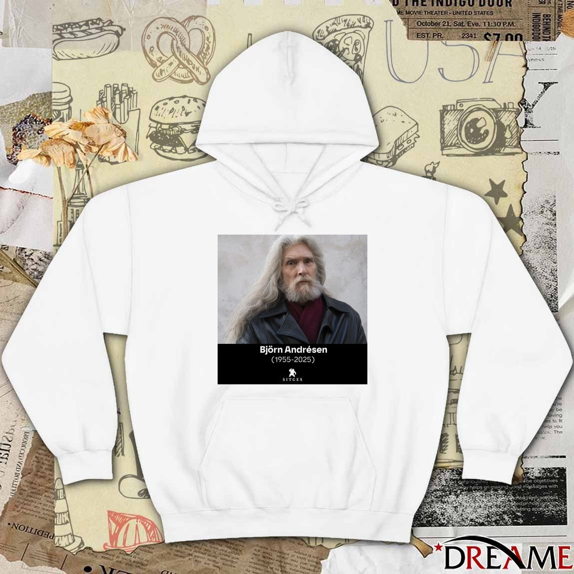 Rest In Peace Björn Andrésen 1955 – 2025 Sitges Film Festival Poster t-shirt