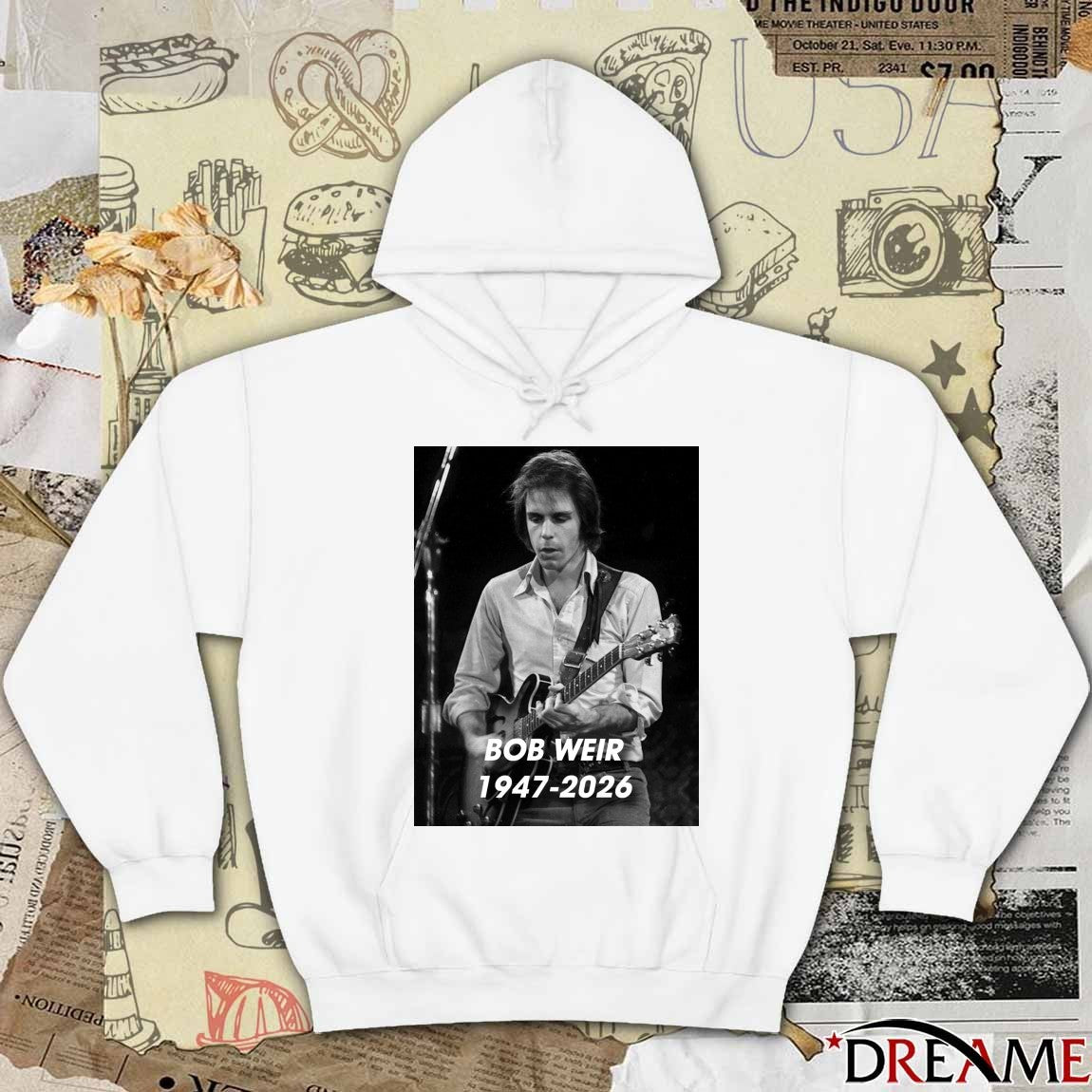 Rest In Peace Bob Weir 1947 – 2026 Poster t-shirt