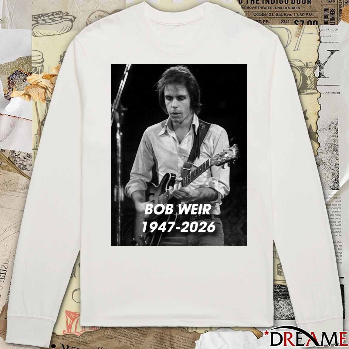 Rest In Peace Bob Weir 1947 – 2026 Poster t-shirt