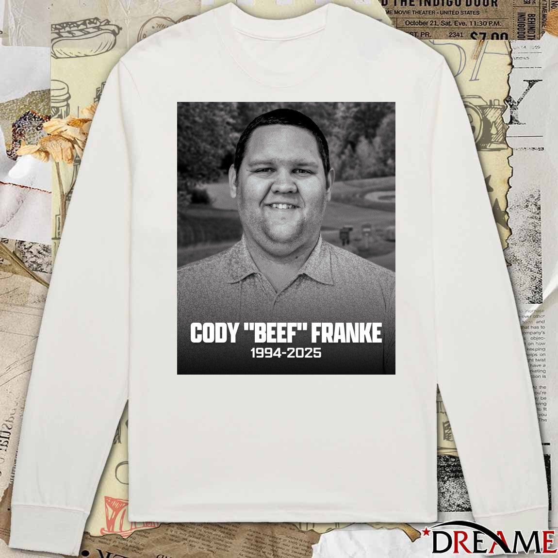 Rest In Peace Cody Beef Franke 1994 – 2025 Barstool Sports Poster t-shirt