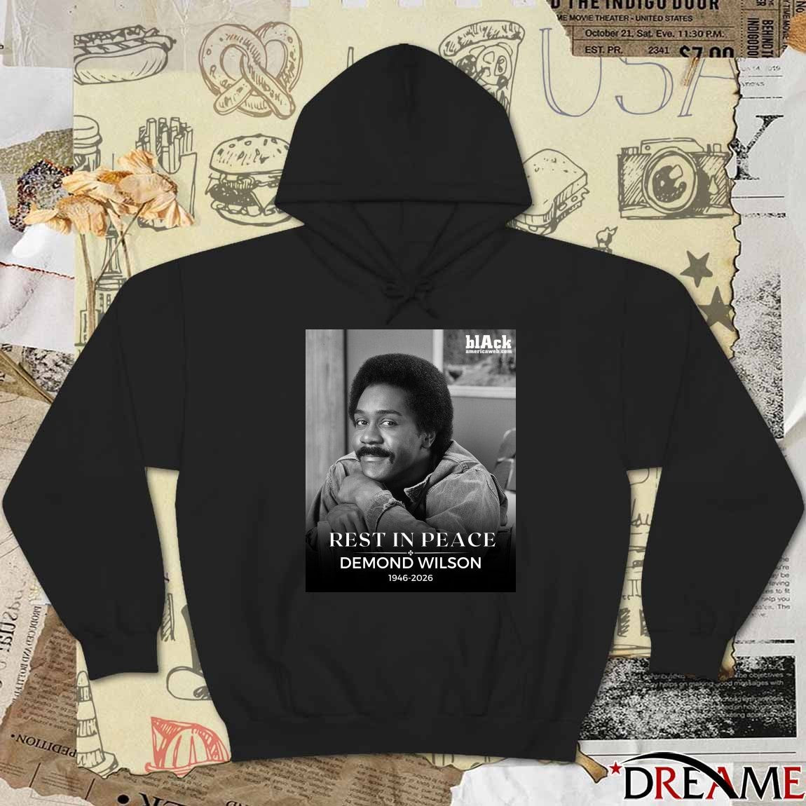 Rest In Peace Demond Wilson Has Passed Away 1946 – 2026 Poster t-shirt