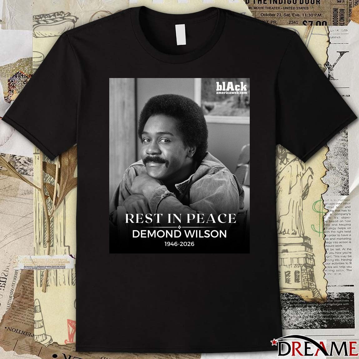 Rest In Peace Demond Wilson Has Passed Away 1946 – 2026 Poster t-shirt